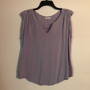 Maurice’s soft purple shirt